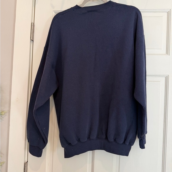 University of Illinois Navy Blue Crew Neck Sweatshirt - Picture 4 of 4